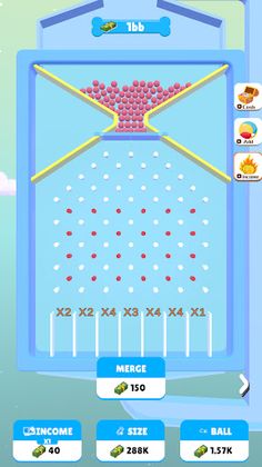 Merge Galton Nailboard - Screenshot 3