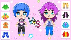 Chibi Dolls Fashion Dress Up - Screenshot 2