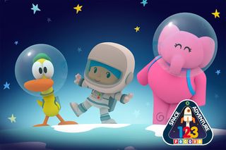 Pocoyo 1,2,3 Space Adventure - Screenshot 1