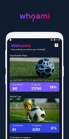 Football Quiz - Who Am I? - Screenshot 1