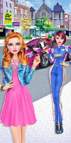 Fashion Car Salon - Girls Game - Screenshot 1