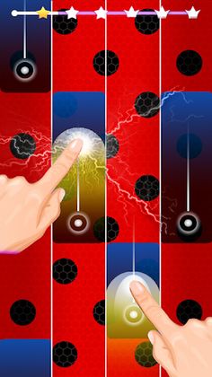 Ladybug Noir Piano Tiles - Screenshot 2