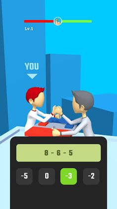 Math Wrestle - Screenshot 2