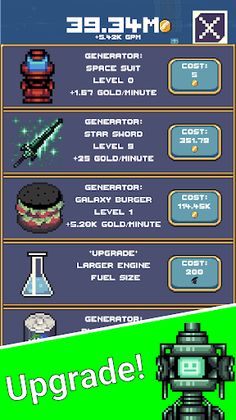 Idle Space Force: Retro Clicker - Screenshot 2