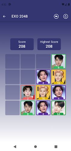 EXO 2048 Game - Screenshot 4