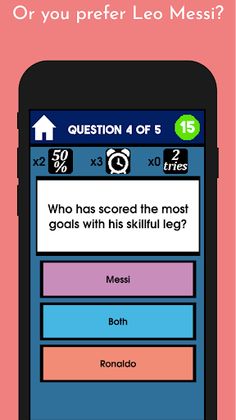 Messi VS Ronaldo - Quiz Game - Screenshot 4