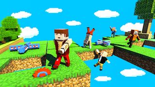 Block Craft Run Guys: Knockout - Screenshot 1