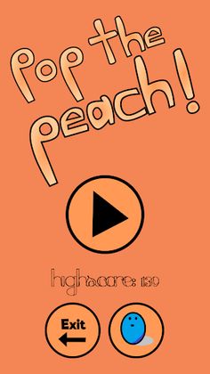 Pop The Peach - Screenshot 1
