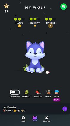 My Wolf - Own a pet wolf - Screenshot 4