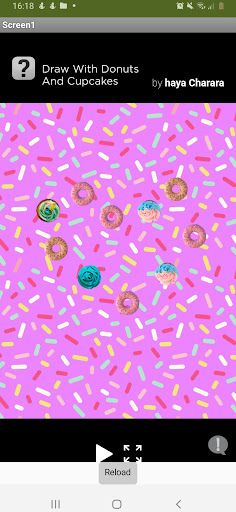 draw with donuts and cupcakes - Screenshot 2