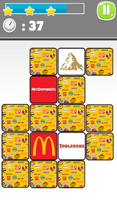 Logo Memory : Food Edition - Screenshot 1