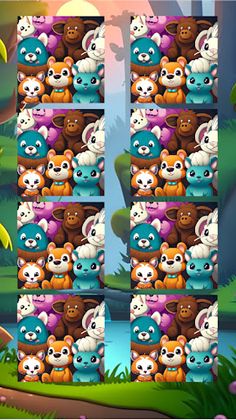 Jogo da Memoria Bichos Fofos - Screenshot 1