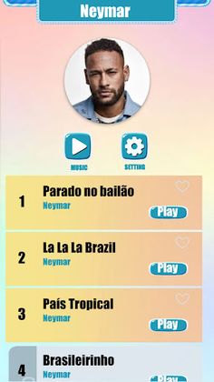Neymar Music Tiles Game - Screenshot 1