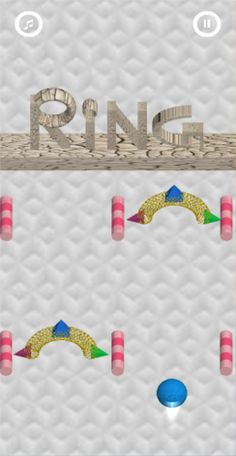 Ring Rolls: Rolling ball escap - Screenshot 2