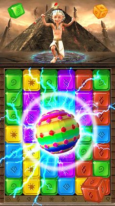 Jewel Block Ancient Temple - Screenshot 1