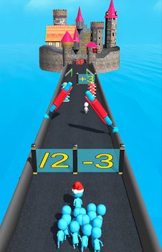 Crowd Castle Run : 3D - Screenshot 1