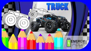 Monster Truck Coloring Book - Screenshot 1