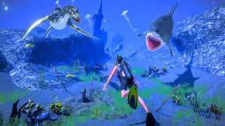 Jurassic Dino Shark Simulator - Screenshot 1