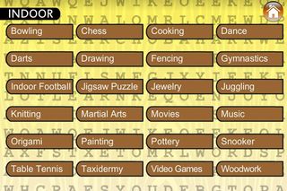 Word Search Hobbies - Screenshot 3
