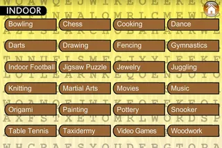 Word Search Hobbies - Screenshot 3