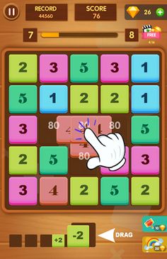 Level Up Numbers- Merge Blocks - Screenshot 2