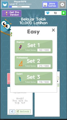 Belajar Tolak 10,000 Latihan - Screenshot 4