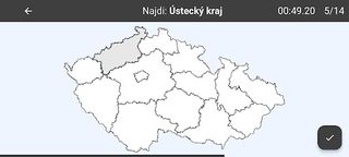 Slepá mapa ČR - Kraje, Řeky,.. - Screenshot 3