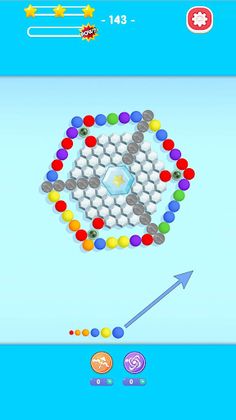 Bubble Spin Shooter:Sky Garden - Screenshot 1