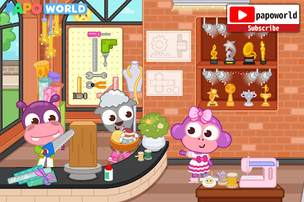 Papo Town School Life for Kids - Screenshot 2
