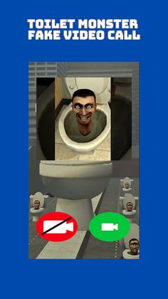 Toilet Monster Fake Call - Screenshot 1