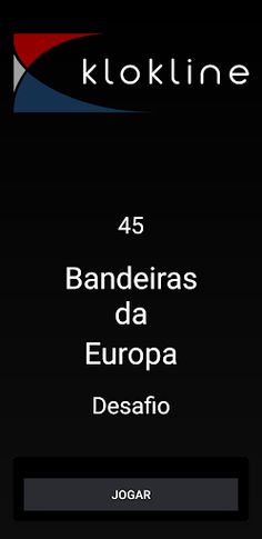 45 Bandeiras da Europa Desafio - Screenshot 1