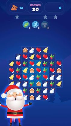 Christmas Sweeper Candy Match3 - Screenshot 2