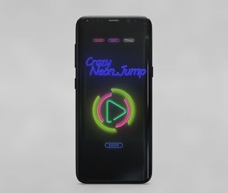 Crazy Neon Jump - Screenshot 1