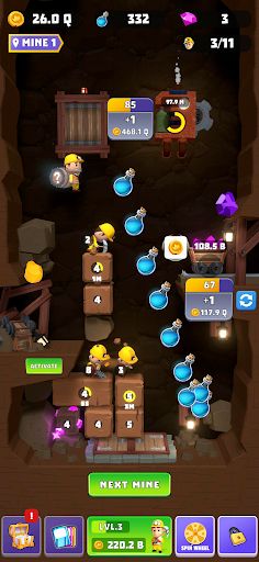 The Miner - Gold Game - Screenshot 2