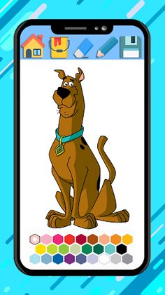 Scooby coloring doo cartoon ga - Screenshot 2