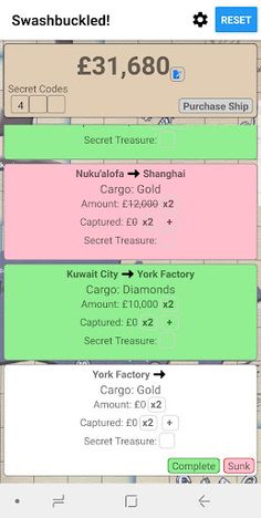 SwashBuckled! Companion - Screenshot 1