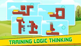 Worm eat apple puzzle worm - Screenshot 3