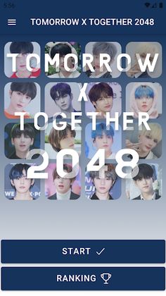TOMORROW X TOGETHER 2048 Game - Screenshot 2