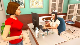 Virtual Pregnant Mom Baby Care - Screenshot 1