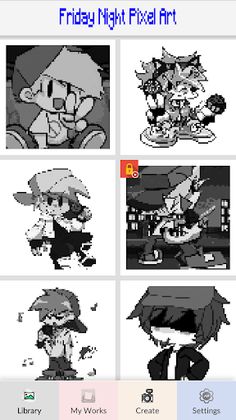 Friday Night Funkin Pixel Art - Screenshot 2