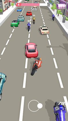 Motorcycle Race - Screenshot 1