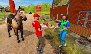 Mounted Horse Riding Pizza - Screenshot 2