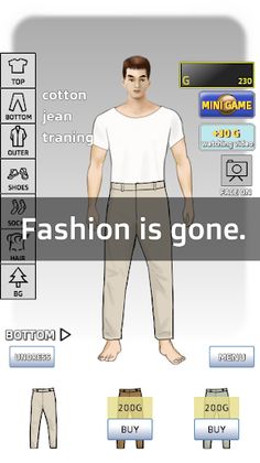 Gone Fashion - dress up - Screenshot 2