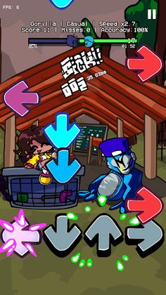 FNF Gorrilla Tag Night Battle - Screenshot 4