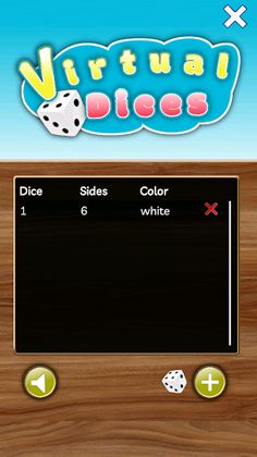 Virtual Dices 3D - Screenshot 2