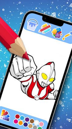 Ultraman Coloring Game - Screenshot 1