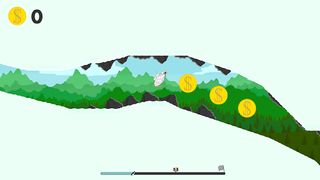 a game about a skiing penguin - Screenshot 3