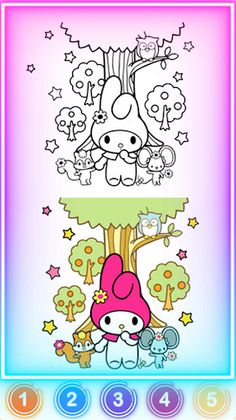 Kitten Sanrio Coloring Book - Screenshot 3