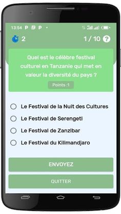 Quiz Tanzanie - Screenshot 3