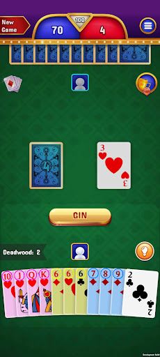 Gin Rummy - Classic Card Game - Screenshot 1